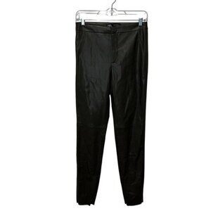 Zara Womens Faux Leather Skinny Pants Size Small